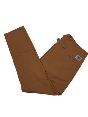 Frontier Classics Cowboy Ranch Pants Size 52 Brown Canvas Trousers Buckle Back